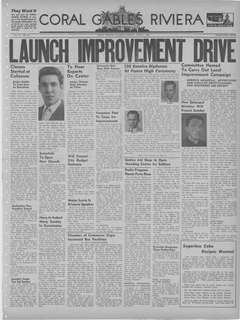 Coral Gables Riviera front page, 5 June 1942.