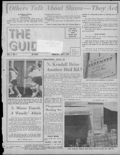 The Guide, 3 July 1963, front page