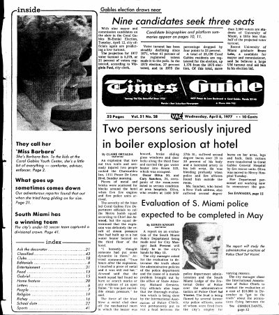 The Times, 6 April 1977, front page