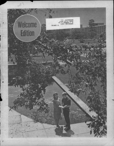 Welcome Edition, 7 October 1965, front page